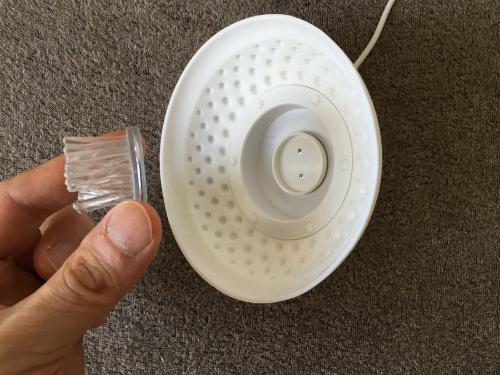 UFOSA胸パッドに装着